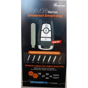 Универсальный пульт с платой И ЧИПОМ SMART KEY (XSFO02EN) (90239) без ключевой доступ две антенны!