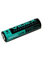 Аккумулятор  VIDEX 18650 LI-ION 2200 mAh