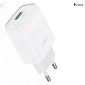 Мережевий зарядний пристрій HOCO C72Q 18 W QC3.0 білий