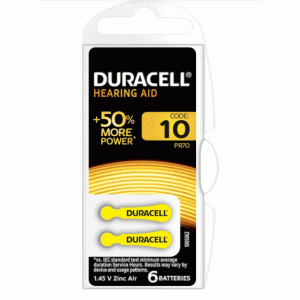 Duracell HA 10 6 шт. (для слуховых аппаратов)