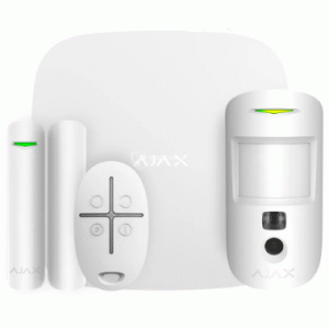 Ajax StarterKit Cam Plus (8EU) UA white комплект охоронної сигналізації