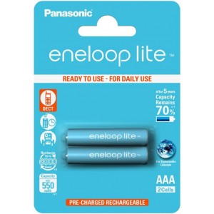 Акамулятор PANASONIC Eneloop R3-550mAh(2шт упак)