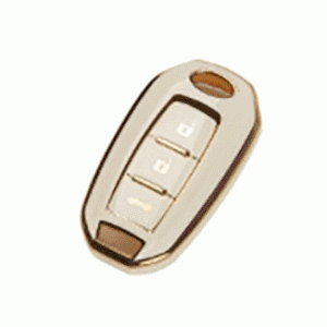 Чехол для автомобильного ключа Infiniti 3 кнопки седан белый