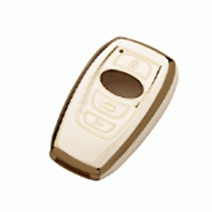 Чехол для автомобильного ключа Subaru 3+1 кнопки Panic белый