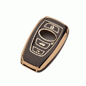 Чехол для автомобильного ключа Subaru 3+1 кнопки Panic черный