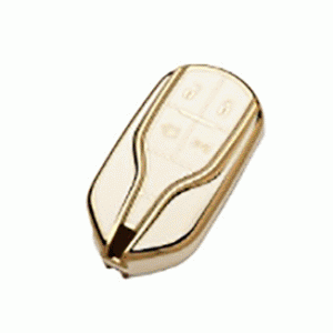 Чехол для автомобильного ключа Maserati 4 кнопки белый