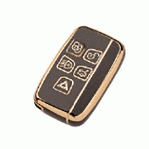 Чехол для автомобильного ключа Land Rover Jaguar 5 кнопок черный