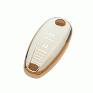 Чехол для автомобильного ключа Suzuki 2 кнопки белый