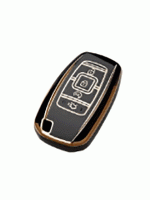 Чехол для автомобильного ключа Lincoln 4 кнопки автозапуск черный