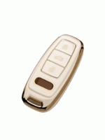 Чехол для автомобильного ключа Audi 2020+ 3 кнопки белый