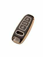 Чехол для автомобильного ключа Audi 2020+ 3 кнопки черный