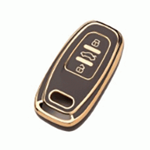 Чехол для автомобильного ключа Audi 3 кнопки черный