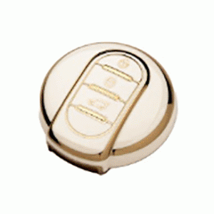 Чехол для автомобильного ключа Mini Cooper 3 кнопки белый