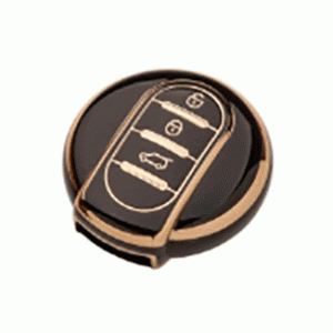 Чехол для автомобильного ключа Mini Cooper 3 кнопки черный