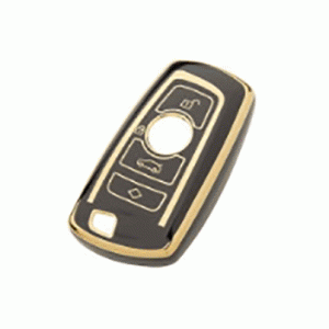 Чехол для автомобильного ключа BMW CAS4 4 кнопки черный