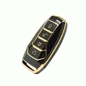 Чехол для автомобильного ключа BYD 4 кнопки автозапуск черный