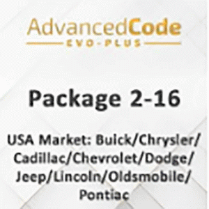 Активация Package 2-16 - USA vehicles для EVO Plus