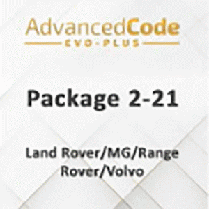 Активация Package 2-21 - Land Rover/MG/Range Rover/Volvo для EVO Plus