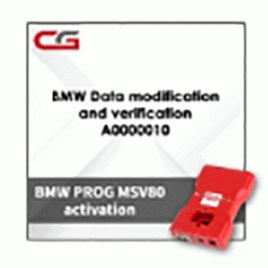 Активація BMW Data modification and verification A0000010 для програматора CGDI Prog BMW MSV80 Key Programmer
