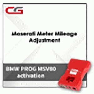 Активація Maserati Meter Mileage Adjustment для програматора CGDI Prog BMW MSV80 Key Programmer