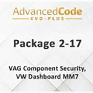 Активація Package 2-17 - VAG Component Security для EVO Plus