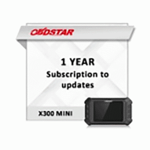 Годовая подписка обновлений X300 mini OBDStar