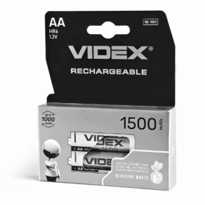 Аккумуляторы Videx HR6/AA 1500mAh double blister/2шт