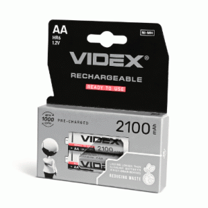Аккумуляторы Videx HR6/AA 2100mAh double blister/2шт