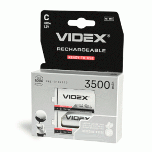 Аккумуляторы Videx HR14/C 3500mAh double blister/2шт