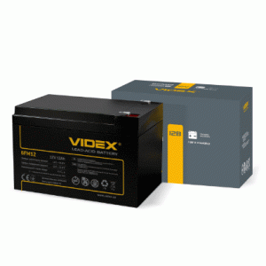 Акумулятор свинцево-кислотний Videx 6FM12 12V/12Ah color box 1