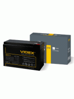 Аккумулятор свинцово-кислотный Videx 6FM7.2 12V/7.2Ah color box 1