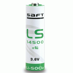 Литиевая батарейка SAFT LS 14500 STD, АА, 3,6 В, 2600 мАч