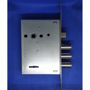 Замок врезной ШерЛок 30,11-S, 5ключ/ЦИНК,баксет 67.5мм,межосевое расстояние77,3ригеля/15,8мм