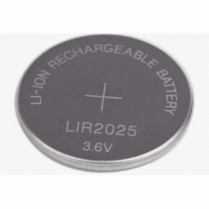 Аккумулятор Li-Ion Rechargeable Battery, тип LIR2025, 3,6V