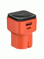 Сетевое Зарядное Устройство универсальное для разъемов со всего мира LDNIO Q2420 GAN 45W+Type-C to Type-C