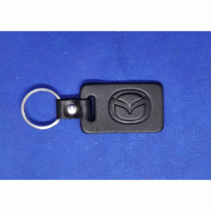 MAZDA авто-брелок кожа- карта