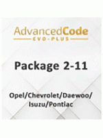 Активация Package 2-11 - Opel/Chevrolet/Daewoo/Isuzu/Pontiac для EVO Plus