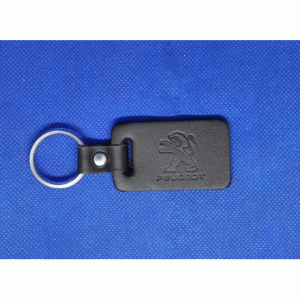 PEUGEOT авто-брелок кожа- карта