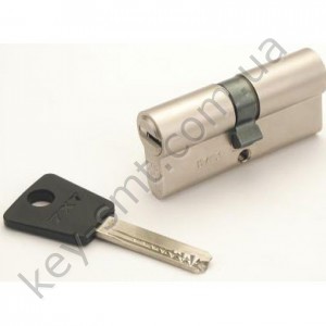 Цилиндр MUL-T-LOCK 7х7 (38х38)к/к никель сатин 5 ключей