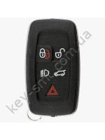 Смарт ключ Land Rover Discovery 4, Range Rover, 433 Mhz, KOBJTF10A, PCF7953, 4+1 кнопки /D