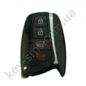 Корпус смарт ключа Hyundai Santa Fe, Azera, 3+1 кнопки /D