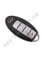 Корпус смарт ключа Infiniti QX50, M35, Q70 и другие, 3+1 кнопки /D