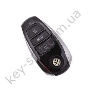 Смарт ключ Volkswagen Touareg, 315 Mhz, PCF7945A/ Hitag 2/ ID 46, 3 кнопки, Keyless GO /D