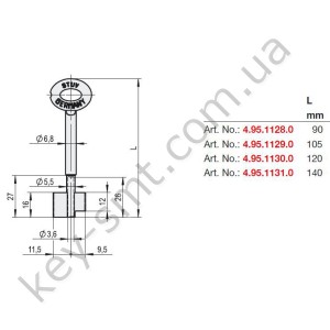 STUV3 Stuv 4.95.1128.0  (90 mm)