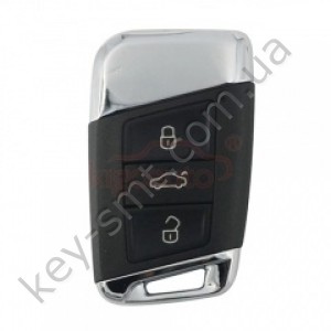 Смарт ключ Volkswagen Passat B8, MQB, 433 Mhz, 3G0 959 752, ID49, 3 кнопки /D