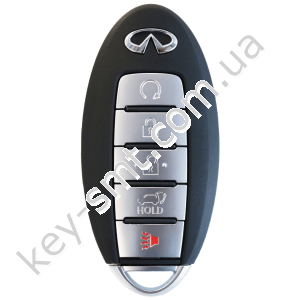 Корпус смарт ключа Infiniti QX50, QX60, Q50 и другие, 4+1 кнопки /D