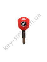 Корпус ключа с местом под чип Honda CBF600, Honda CBR1000, Honda NT700V и другие, красный /D
