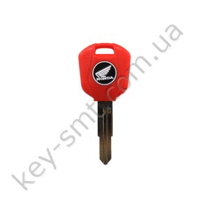 Корпус ключа с местом под чип Honda CBF600, Honda CBR1000, Honda NT700V и другие, красный /D