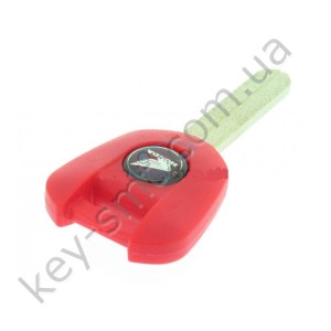 Корпус ключа с местом под чип Honda Africa Twin, CB 500 и другие, лезвие HON77, красный /D