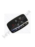 Корпус смарт ключа Jaguar F-Type, XJ, XF, F-Pace, XE, 4+1 кнопки /D